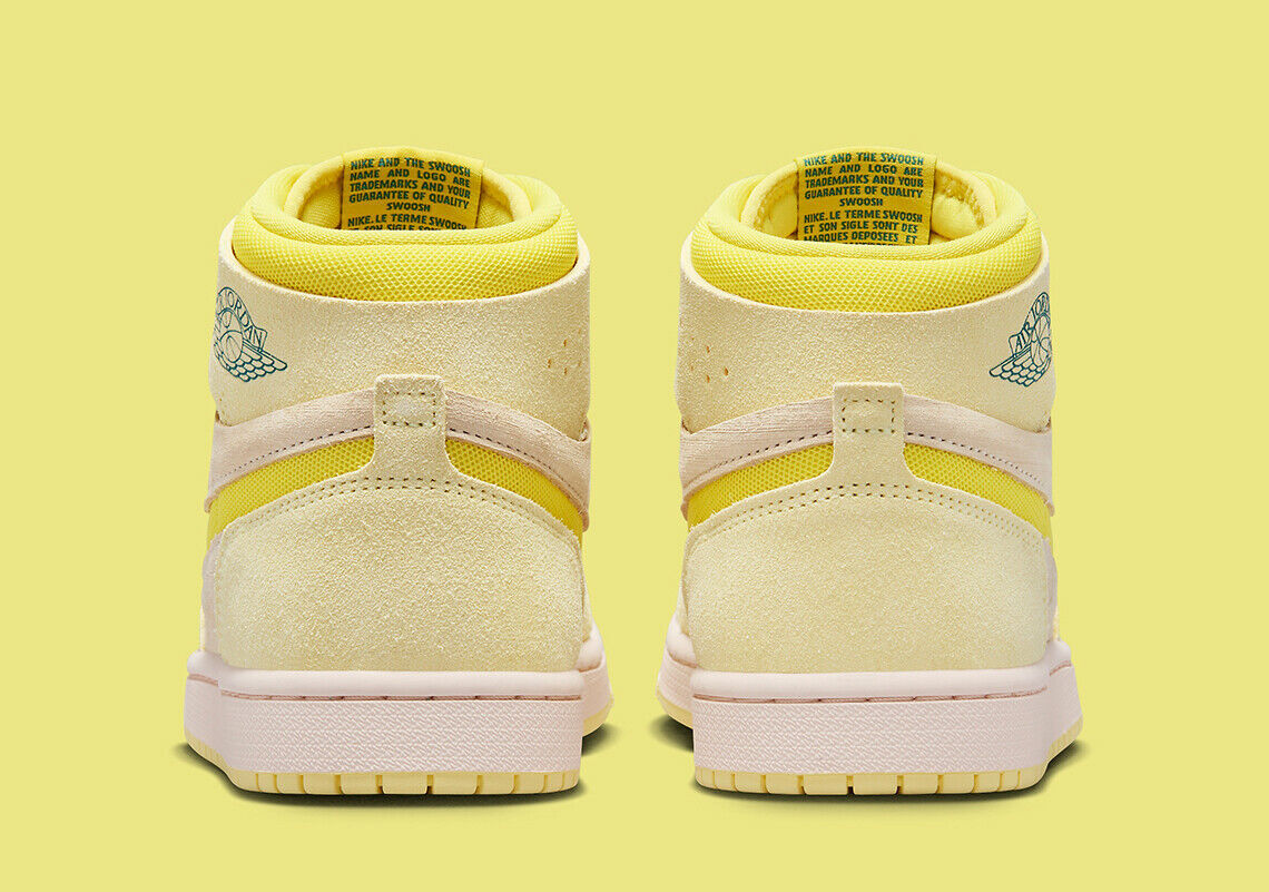 Nike Air Jordan 1 ZOOM AIR ホワイト/イエロー Nike Air Jordan 1 Zoom CMFT 2 Lemon Twist Citron Yellow