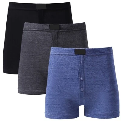 MENS BOXER SHORTS TRUNKS COMFORT FIT BOXERS MENS UNDERWEAR 3 AND 6 PACK UK