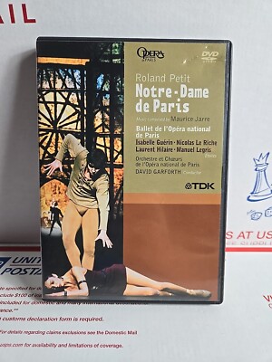 Notre Dame De Paris: Paris National Opera Ballet DVD Maurice Jarre cert E