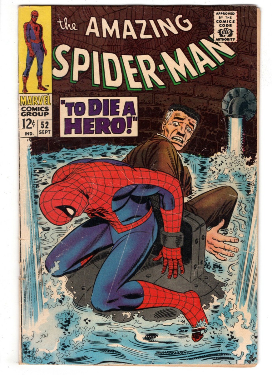 AMAZING SPIDER-MAN #52 (1967) - GRADE 5.0 - 1ST APPEARANCE OF JOE
