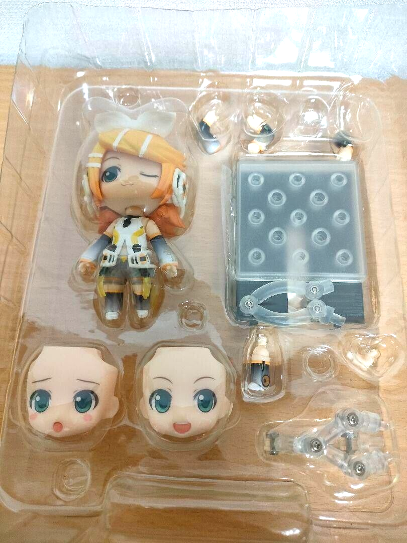 W/Box Nendoroid 301 Kagamine Rin:Append ABS PVC Painted Action