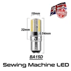 LED Sewing Machine Lamp Small Bayonet Cap SBC Warm White *UK Seller*