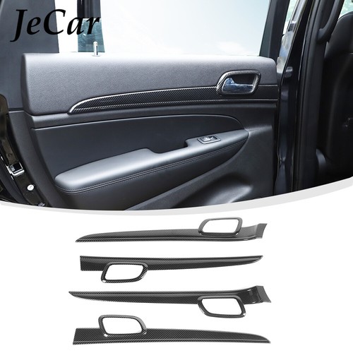 Carbon Fiber Dashboard Trim Strip Ring For Jeep Grand Cherokee 2014-2020 – Savadi-Car Gloss ABS