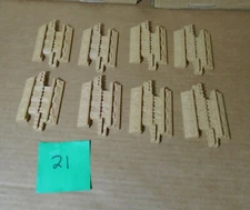 Fisher Price Geotrax Motorized 4 in Tan Straight Track Pieces Lot of 8  G21 sa