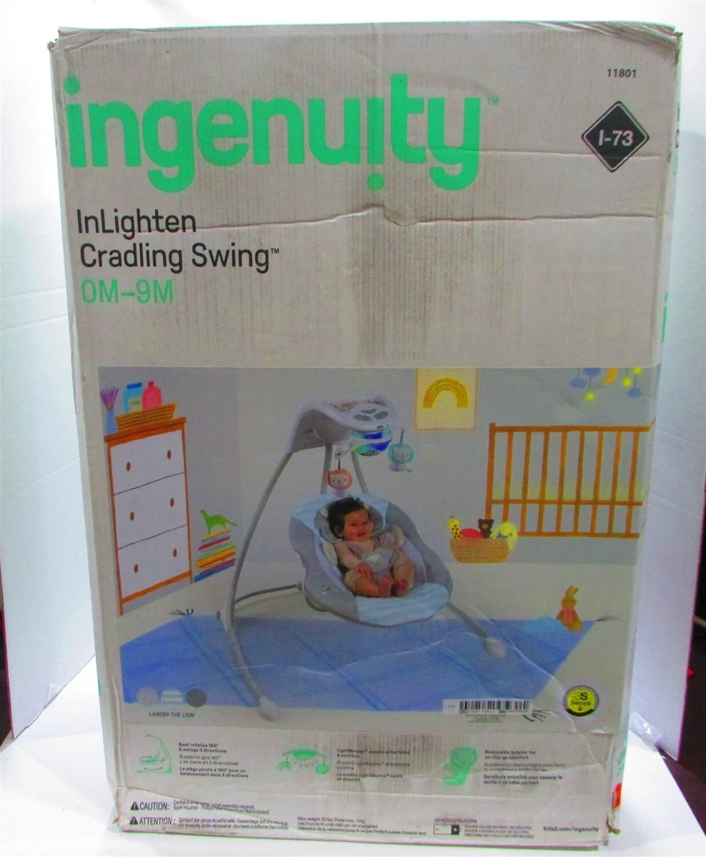 Ingenuity inlighten cradling swing landry lion 2025