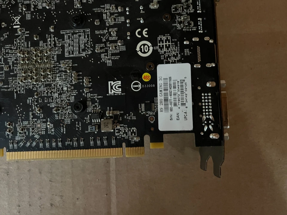 MSI AMD RADEON R9 280 GAMING 3GB GDDR5 PCIE TWIN FROZR GRAPHICS CARD K1-1(9) - Image 3 of 4