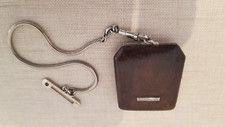 VINTAGE SCHWEIZER UHR, TASCHENUHR, TASCHENUHR ETERNA...FUNKTIONIERT. LEDER