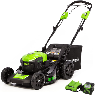 #ad #ad 40V 21quot; Self Propelled Brushless Cordless Lawn Mower with Battery amp; Charger $813.99
