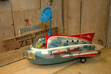 Modern Toys * Sonicon Rocket Japan: 3D printed Blue Radar Dish. VST