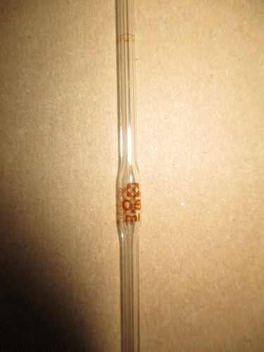 Sibata Used Glass Volumetric Pipets (4mL, TD 20 degree C, +/- 0.01mL) - Picture 2 of 3