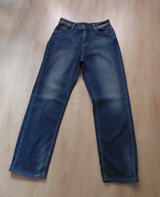 Neuwertig Top! Blue Monkey Eva Jeans*High Waist*blau Used*Stretch*Gr. W30 L32