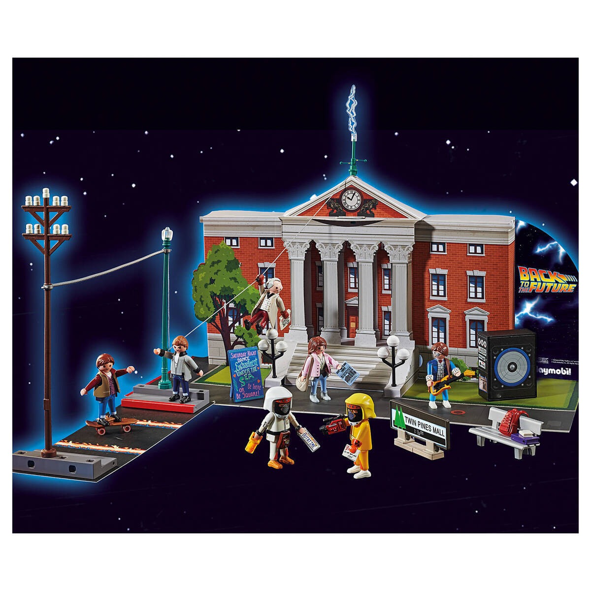 Playmobil 70574 Toy Back to the Future Movie Advent Calendar Set 97pcs