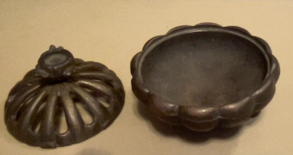 Antique Vantines Incense Burner. 4" in Diameter. Footed. 19001920. eBay