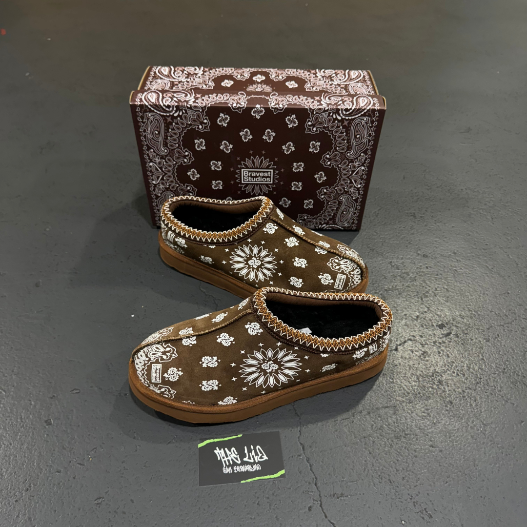 Bravest Studios Paisley Slippers (Cappuccino) | eBay