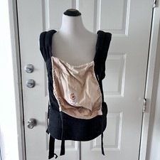 Omni Dream Ergobaby Ergo Baby Carrier 100% Cotton Black & Tan Adjustable