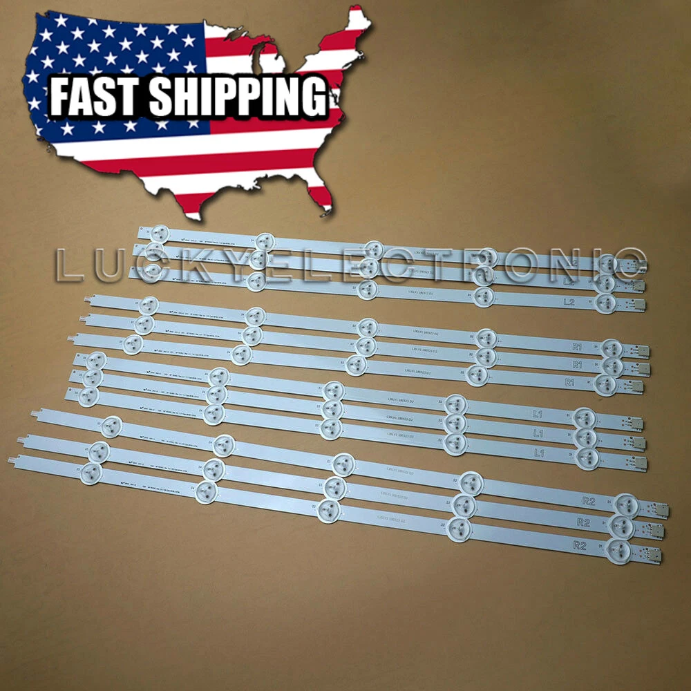 Kit 2 Bandeaux LED Pour Téléviseur LG 42LM3400 - Réf. 6916L-0882 & 6916L-0913