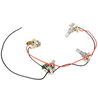   Gitarre Kabelbaum vorverdrahtet Kit 2 Volumen 1 mit 3-500K Pots