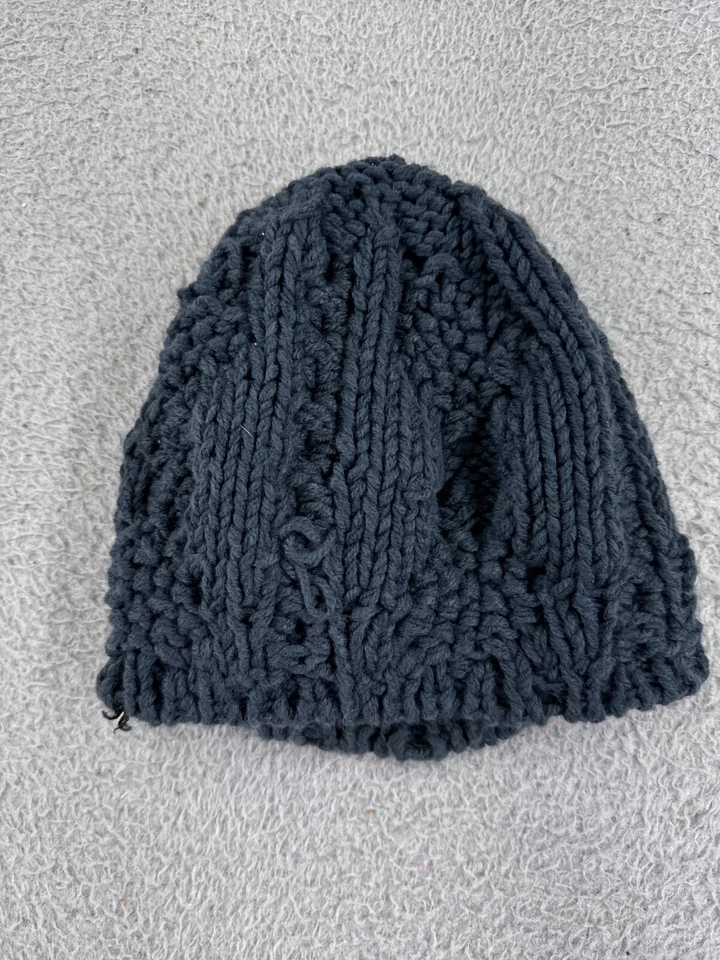 Urban Outfitters Gorro Toque Mujer Talla Única Azul Grueso Tejido 100% Acrílico Nieve Foto 4 de 4