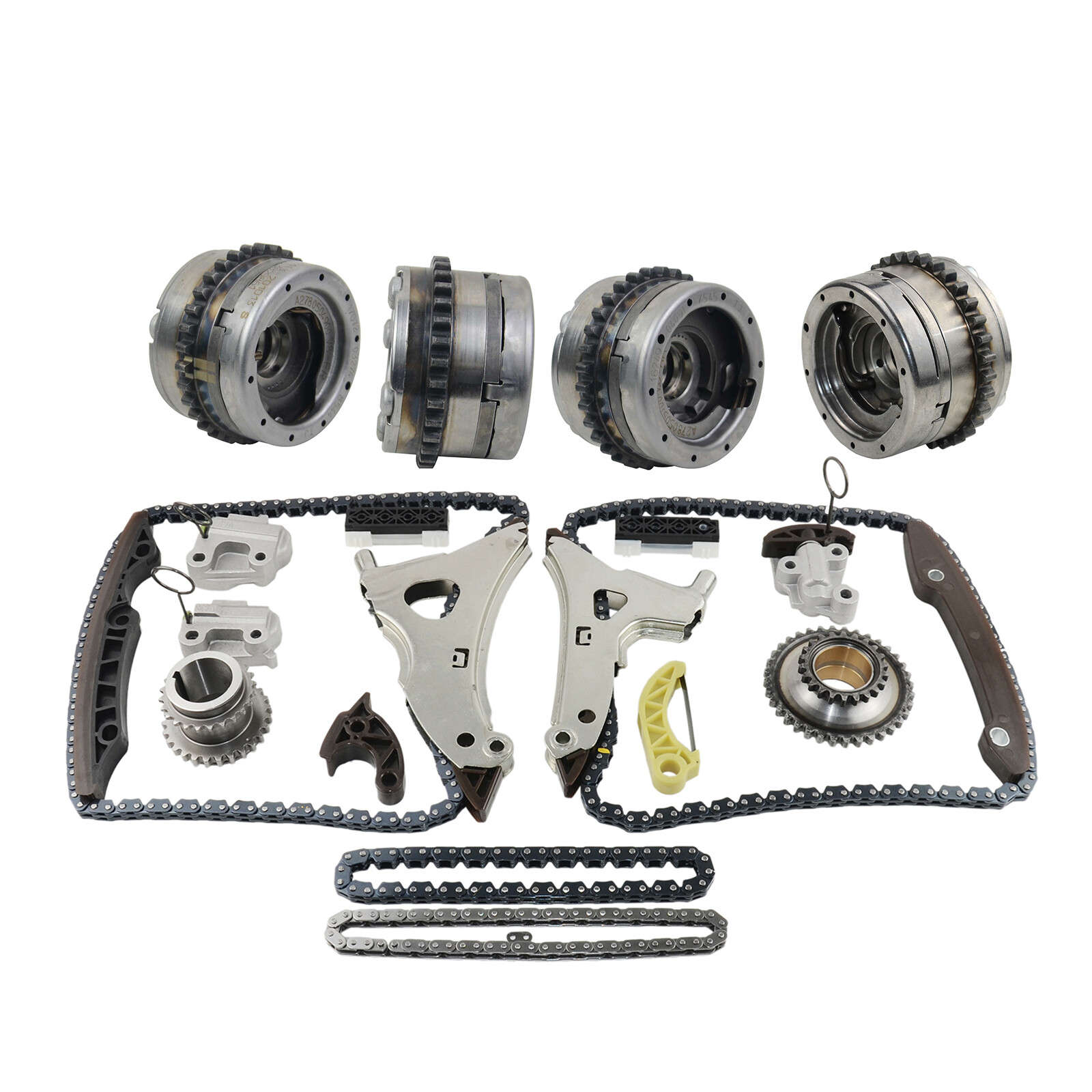 Timing Chain Kit w/ Camshaft Adjuster for Mercedes-Benz E63 AMG ML550 2760502416