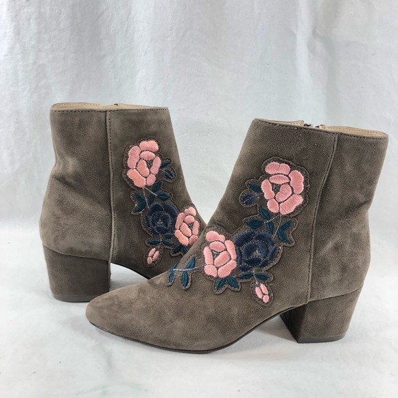 steve madden grey ankle boots