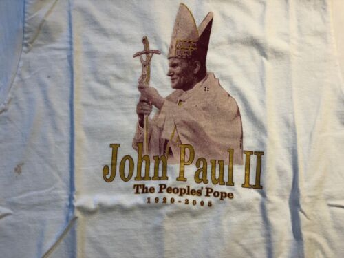 Vintage 1987-2005 OG Pope John Paul II Medium M US