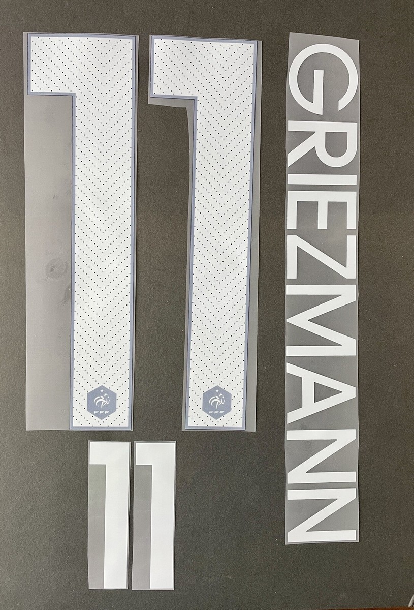 Name&Number Set For France World Cup 2014 Home/Away Retro Football