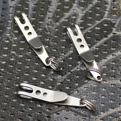 3x Clip Messerclip Everyday Carry EDC Schlüsselbund Gürtelclip Holster DIY
