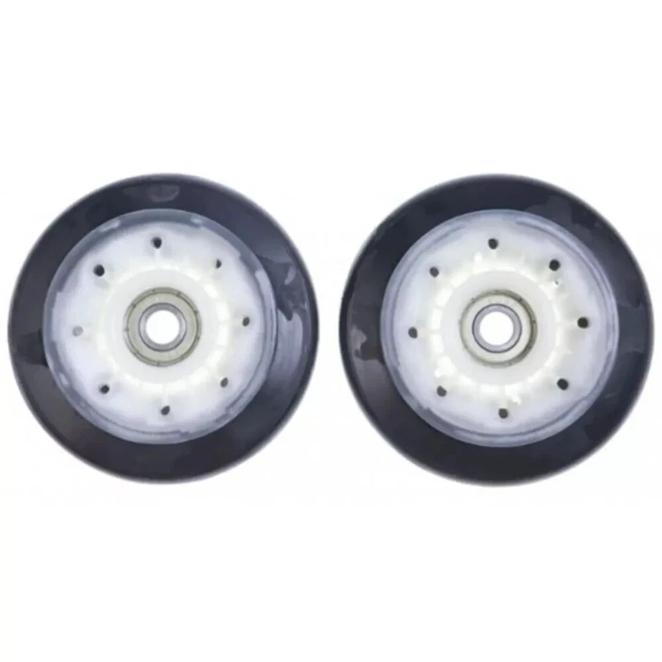 KIT 2 PEZZI RULLO RUOTE PULEGGIA TAMBURO ASCIUGATRICE LG AGM75510754 ORIGINALE - Immagine 3 di 3