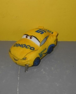 Disney Cars Movie Dinoco 51 Cruz Ramirez Yellow Race Car Zippered Pouch Plush | eBay