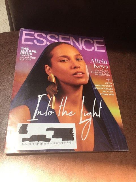 Essence Magazine June 2019 Alicia Keys THE ESCAPE ISSUE Has Shelf-wear