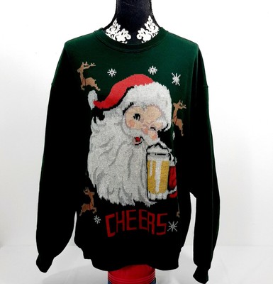 DEERS AND CHEERS Christmas SWEATSHIRT Woman's Size L XL XXL NEW W/TAG! DEERS AND CHEERS Christmas SWEATSHIRT Woman's Size L XL XXL NEW W/TAG!
