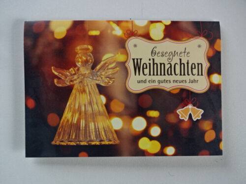 Cartolina di auguri postale di Natale da collezionare/benedetta ottanza e buona J nuova - Foto 1 di 1
