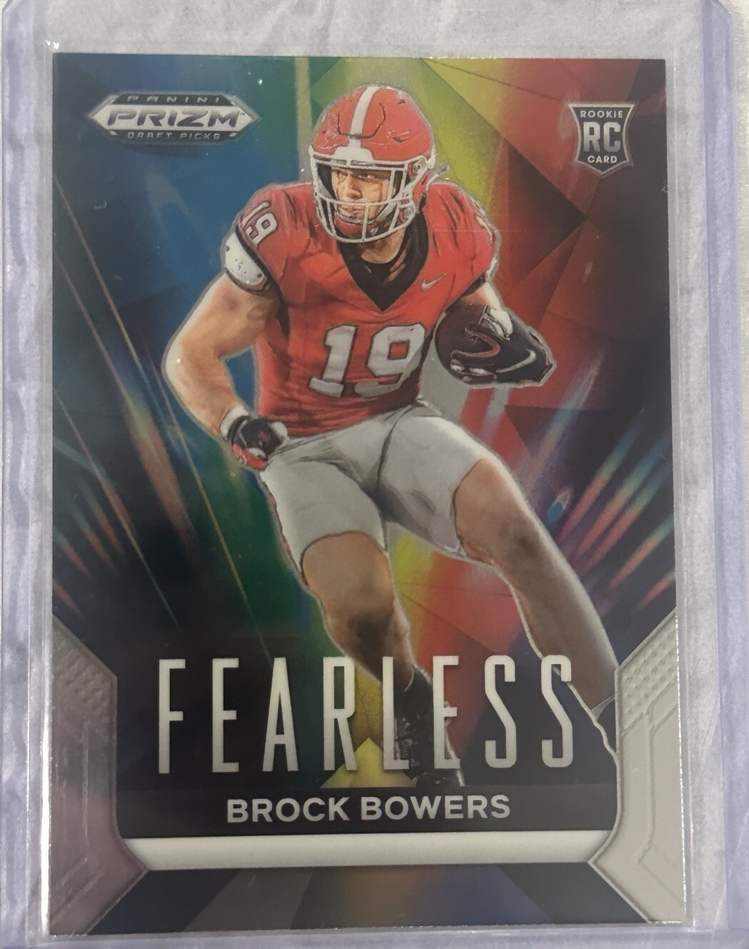 Brock Bowers 2024 Prizm Draft Picks FEARLESS RC Raiders