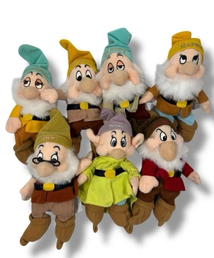 Seven Dwarfs Plush In Disney Plush Toys (1968-Now) for sale | eBay