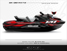 IPD Jet Ski Graphic Kit for Sea-Doo Gen-3 GTI, GTR, Wake & RXP-X (OB Design)