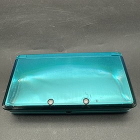 Nintendo 3DS Handheld System - Aqua Blue Tested Working With Charger No Stylist 