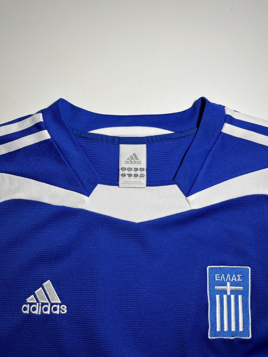 00s adidas \"GREECE ギリシャ代表  \" ギリシャ代表 2004 adidas ホーム半袖 ユニフォーム | Qoly × LFB Vintage