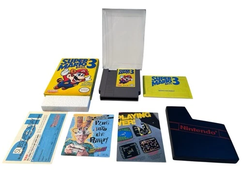 Super Mario Bros. 3 Nintendo NES CIB Complete in Box Manual EXCELLENT CONDITION