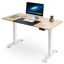 Electric Height Adjustable Standing Desk with Memory Smart Presets and Anti-Coll