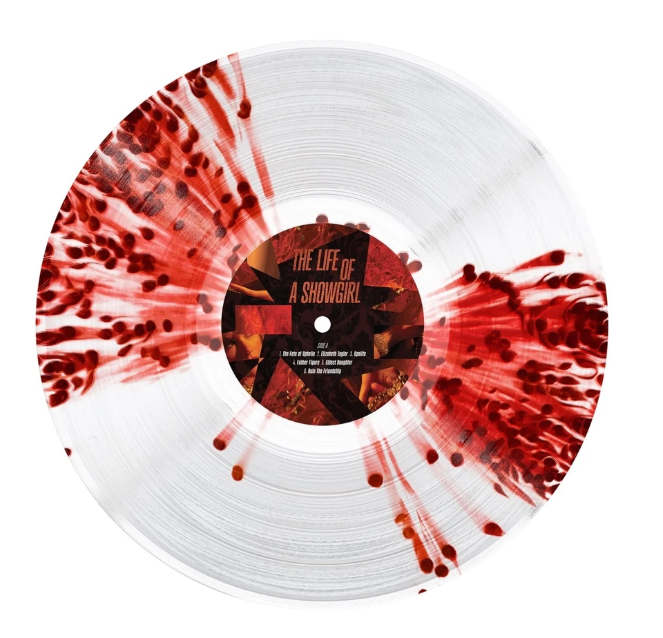 Taylor Swift THE LIFE OF A SHOWGIRL: HONESTLY WILD TRANSPARENT VINYL Presale - Image 2 of 2