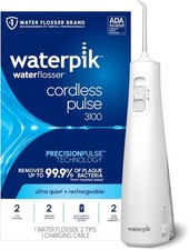 Waterpik Cordless Pulse Rechargeable WF-20CD010 White Open Box no charger cord