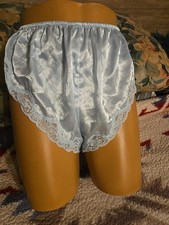 Vintage Panty Shimmery Baby Blue SizeM