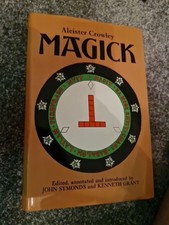 Aleister Crowley Magick Hardback 1989 Rare Vintage Occult, DJ, Symonds