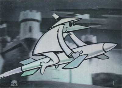 Lime Rock 1993 Mad Magazine Spy vs Spy Trading Cards Hologramm Karte #1 von 3 EXC