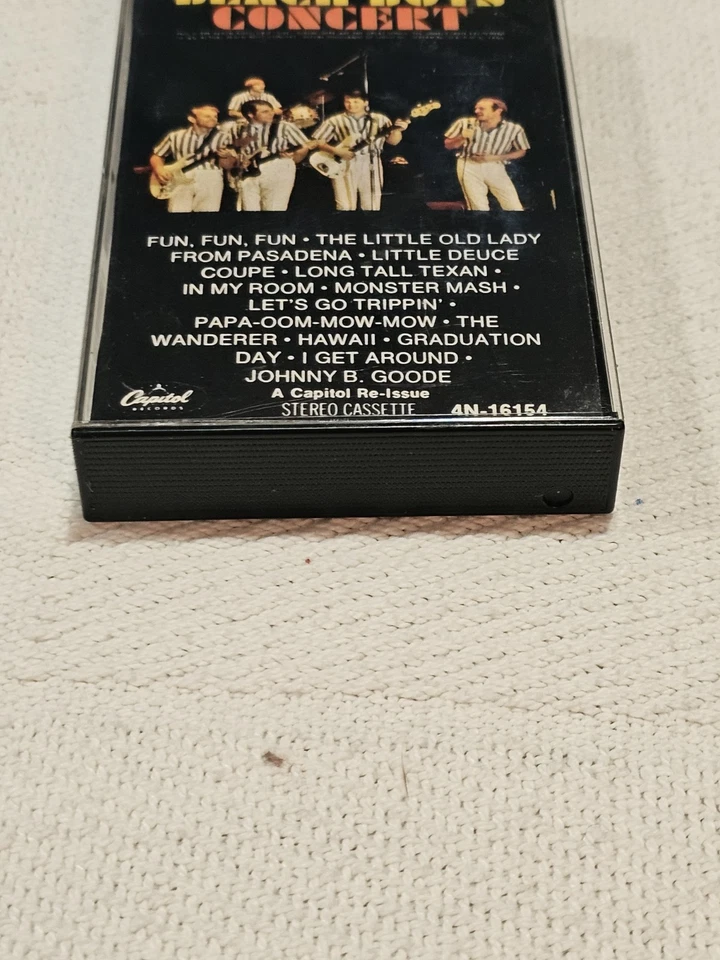 THE BEACH BOYS CONCERT DAYS Cassette Tape Capitol Records - Image 2 of 4