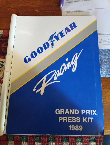 Good Year Grand Prix 1989 Press Kit