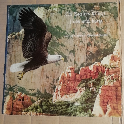 ON EAGLE'S WINGS - FLUTE AND HARP - CLEMEN & TURRELL - LP  - US  (K2227)