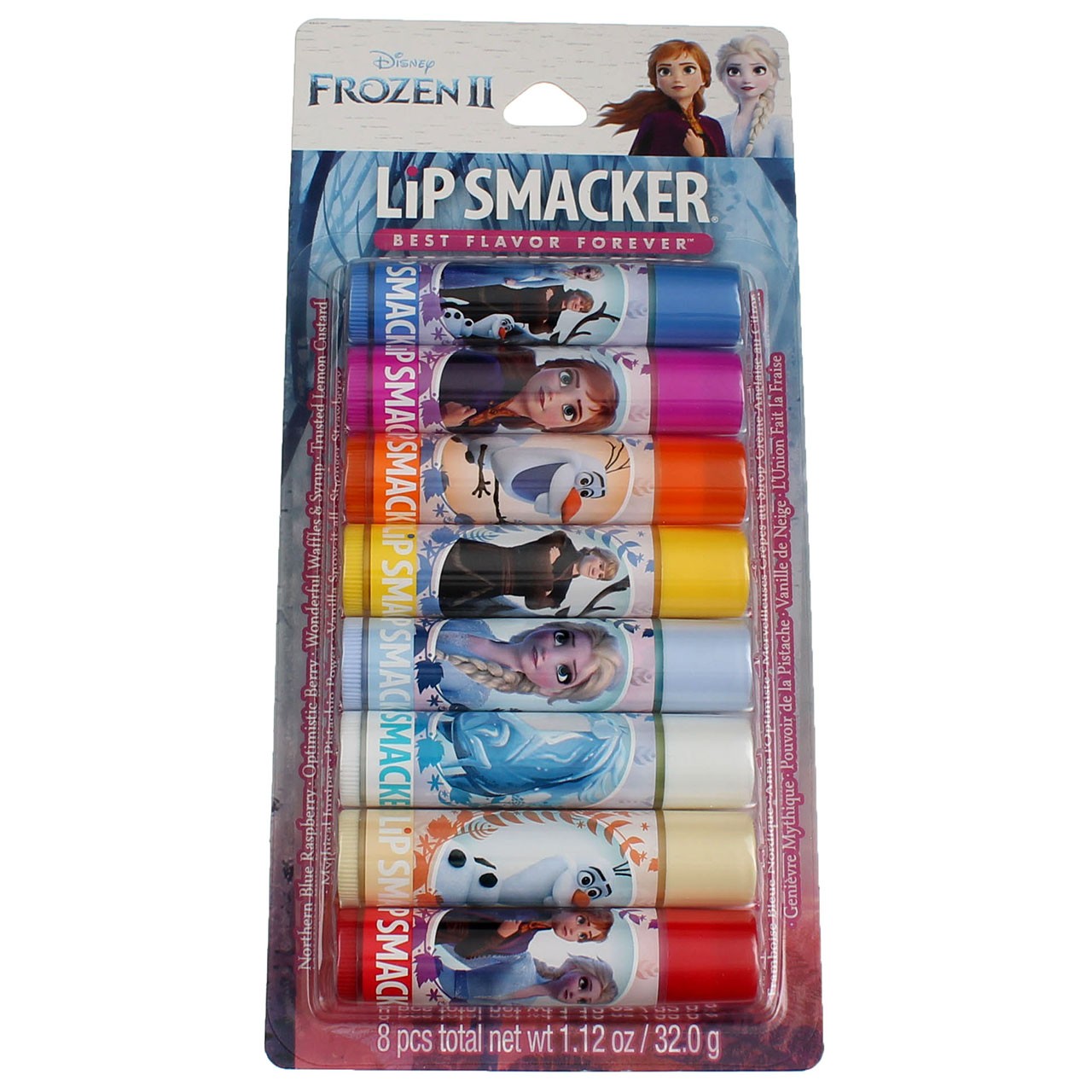 4 Pack Lip Smacker Frozen Variety Lip Balm in 8 Assorted Flavors