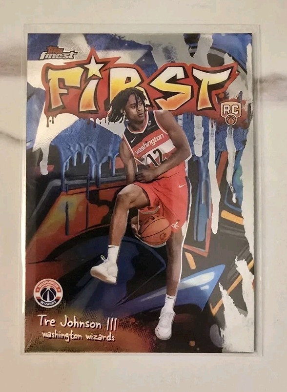 2025-26 Topps Finest First Rookie Tre Johnson III #F-6