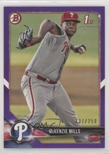 2018 Bowman Prospects Purple 237/250 McKenzie Mills #BP87 uu6